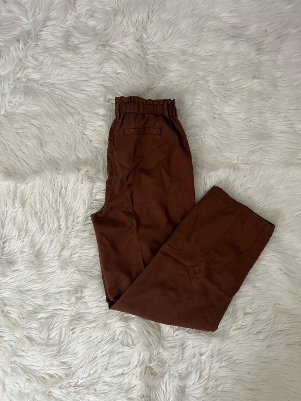 GAP Easy Twill Brown Straight-Leg Pants - Picture 3 of 11